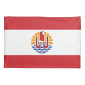 Vlag van Frans-Polynesië Kussensloop (Achterkant)