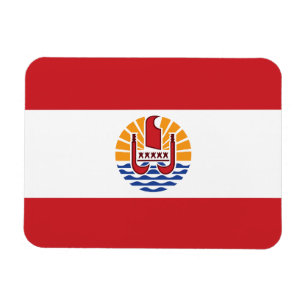 Vlag van Frans-Polynesië Magneet