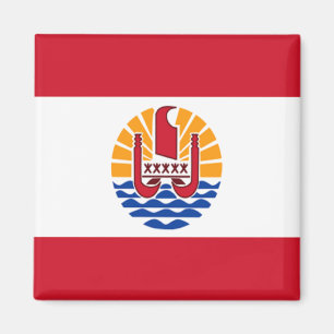 Vlag van Frans-Polynesië Magneet