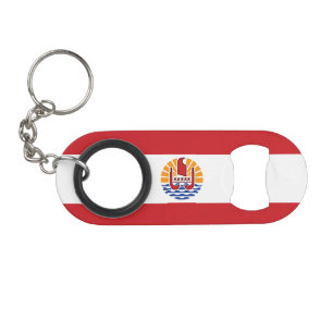 Vlag van Frans-Polynesië Mini Flessenopener