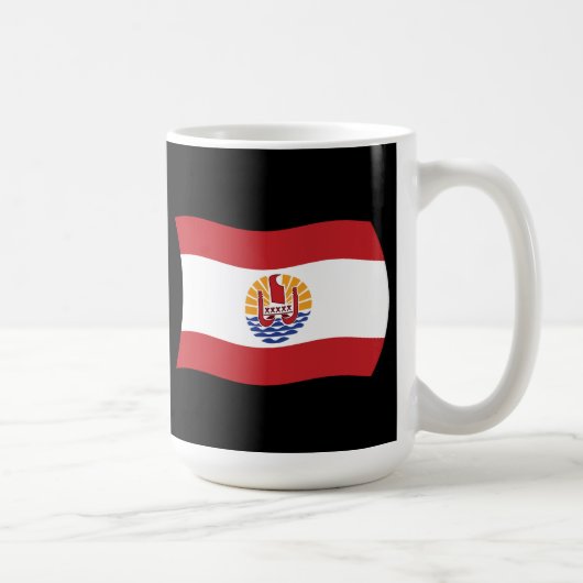 Vlag van Frans-Polynesië mok (Rechts)
