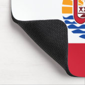 Vlag van Frans-Polynesië Mousepad Muismat (Hoek)