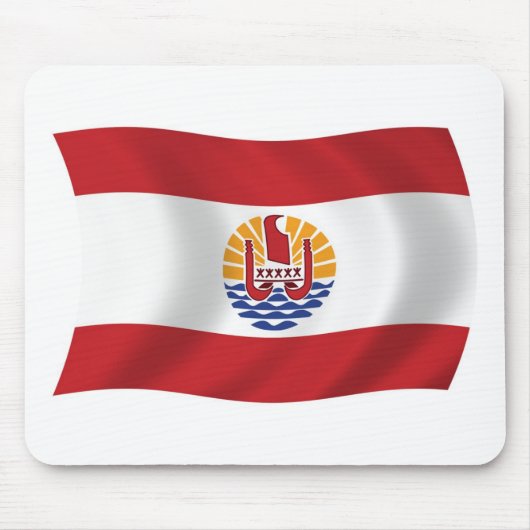 Vlag van Frans-Polynesië Muismat (Voorkant)