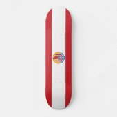 Vlag van Frans-Polynesië Persoonlijk Skateboard (Voorkant)