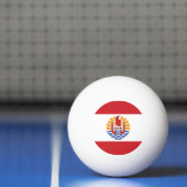 Vlag van Frans-Polynesië Pingpongbal (Net)