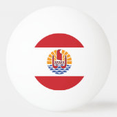 Vlag van Frans-Polynesië Pingpongbal (Achterkant)