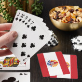 Vlag van Frans-Polynesië Pokerkaarten (Insitu)