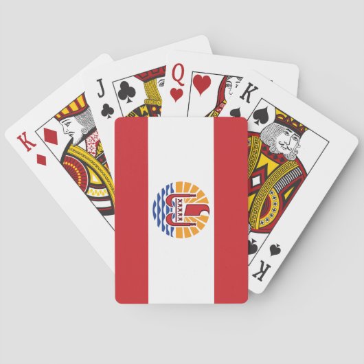 Vlag van Frans-Polynesië Pokerkaarten (Achterkant)