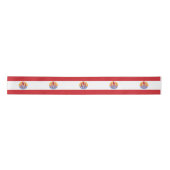 Vlag van Frans-Polynesië Satijnen Lint (Voorkant)