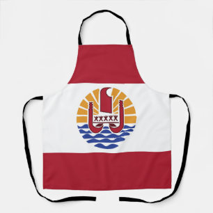 vlag van Frans-Polynesië Schort