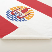 Vlag van Frans-Polynesië Sherpa Deken (3/4)