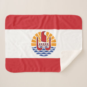 Vlag van Frans-Polynesië Sherpa Deken