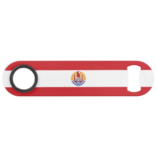 Vlag van Frans-Polynesië Speed Flessenopener (Voorkant (Horizontaal))