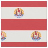 Vlag van Frans-Polynesië Stof (Close Up)