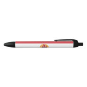 Vlag van Frans-Polynesië Zwarte Inkt Pen (Bovenkant)