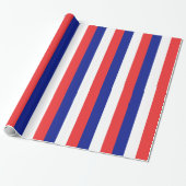 Vlag van Frans Tricolore Cadeaupapier (Uitgerold)