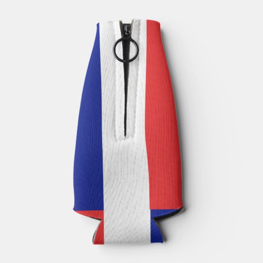 Vlag van Frans Tricolore Flesjeskoeler (Achterkant)