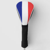 Vlag van Frans Tricolore Golfheadcover (Voorkant)