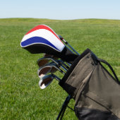 Vlag van Frans Tricolore Golfheadcover (Insitu)