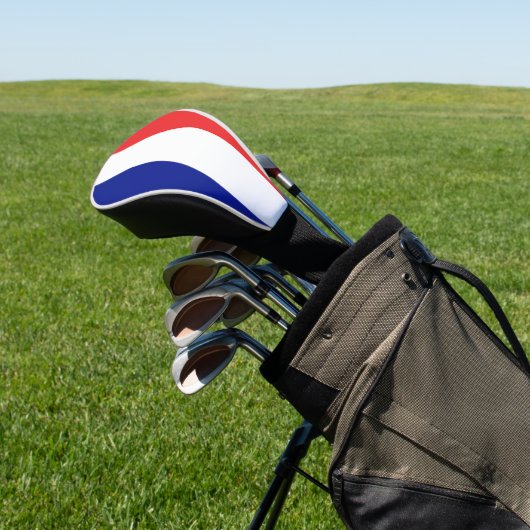 Vlag van Frans Tricolore Golfheadcover (Insitu)