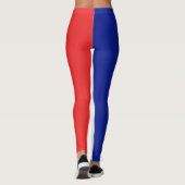 Vlag van Frans Tricolore Leggings (Achterkant)