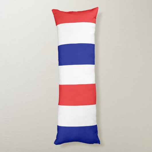 Vlag van Frans Tricolore Lichaamskussen (Achterkant (Verticaal))