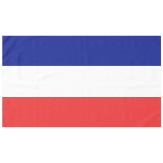 Vlag van Frans Tricolore Tafelkleed (Voorkant (Horizontaal))