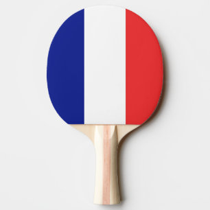 Vlag van Frans Tricolore Tafeltennisbatje