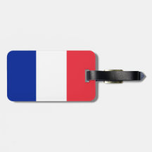 Vlag van Franse Bagagelabel met lederriem