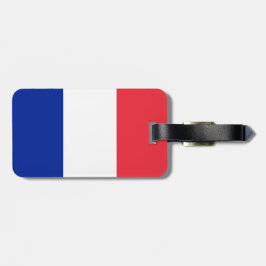 Vlag van Franse Bagagelabel met lederriem