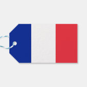 Vlag van Franse Gift Labels Cadeaulabel (Achterkant Horizontaal)