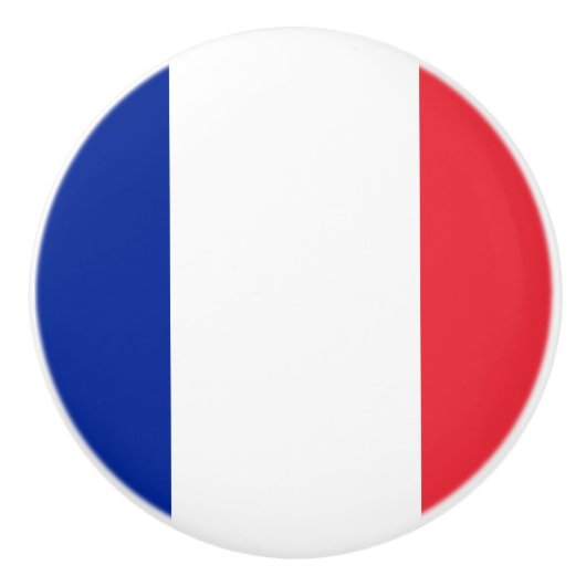 Vlag van Franse keramische Knob Knop (Voorkant)