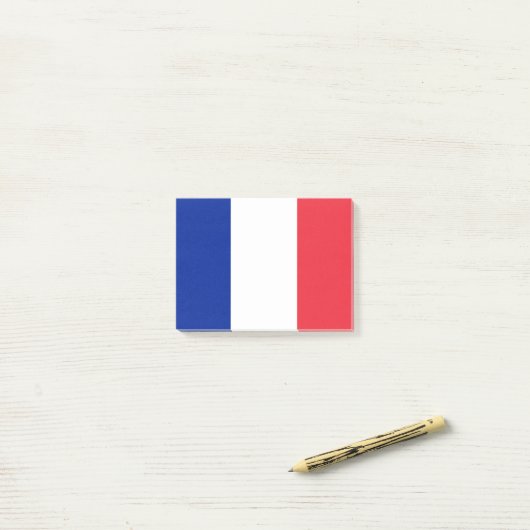Vlag van Franse Post-it® notes (Op bureau)