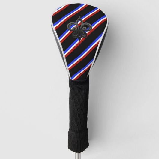 vlag van Franse strepen Golfheadcover (Voorkant)