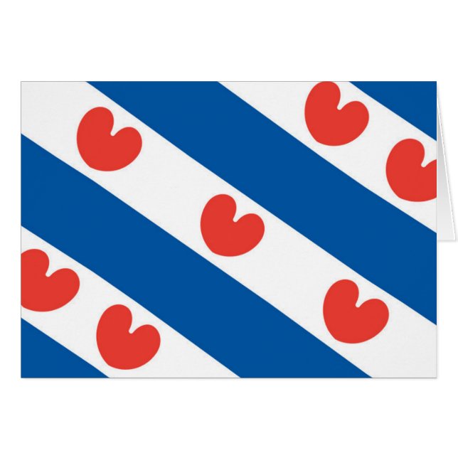 Vlag van Friesland (Voorkant Horizontaal)