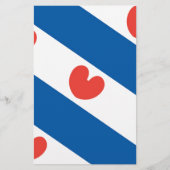Vlag van Friesland Briefpapier (Voorkant)