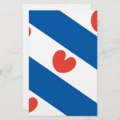 Vlag van Friesland Briefpapier (Voorkant / Achterkant)