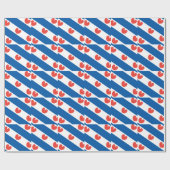 Vlag van Friesland Cadeaupapier (Vlak)