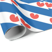 Vlag van Friesland Cadeaupapier (Rol Hoek)