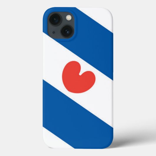 Vlag van Friesland Case-Mate iPhone Case (Achterkant)
