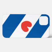 Vlag van Friesland Case-Mate iPhone Case (Achterkant (horizontaal))
