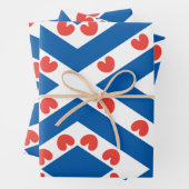 Vlag van Friesland Inpakpapier Vel (In situ)