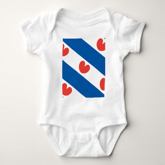 Vlag van Friesland Romper (Voorkant)