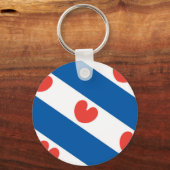 Vlag van Friesland Sleutelhanger (Voorkant)