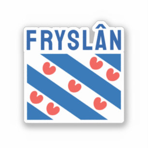 Vlag van Friesland Sticker