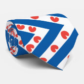 Vlag van Friesland Stropdas (Opgerold)