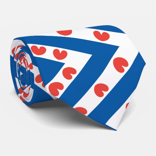 Vlag van Friesland Stropdas (Opgerold)