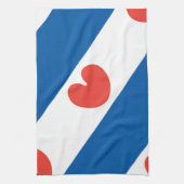 Vlag van Friesland Theedoek (Verticaal)