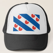 Vlag van Friesland Trucker Pet (Voorkant)