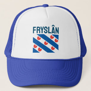 Vlag van Friesland Trucker Pet